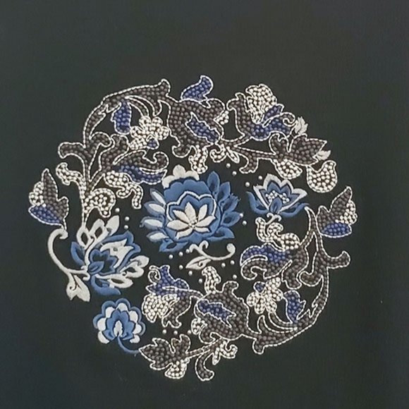 CHARTER CLUB RELAXED EMBELLISHED KNIT TOP XL - Picture 2 of 5